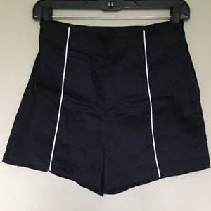 Modcloth Extra Small/Small 100% Cotton Minimal Navy Sailor Shorts NWT